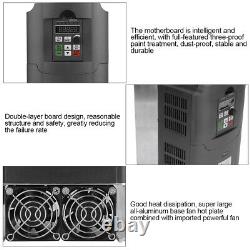 7.5Kw Variable Frequency Drive Inverter CNC Motor Speed VFD Single To 3 Phase