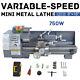 8 X 16variable-speed Mini Metal Lathe Tooling Digital Rpm Spindle Brush Motor
