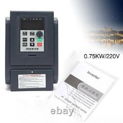 8A-220VAC-0.75KW AC Motor Drive Variable Inverter VFD Frequency Speed Controller