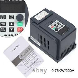 8A 220VAC 0.75KWithAC Motor Drive Variable Inverter VFD Frequency Speed Controller