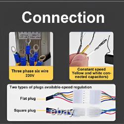 90° Right Angle Electric Variable Speed Controller 120W Output Reduction Motor