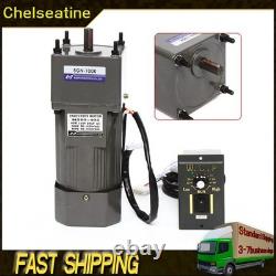 90W 220V AC Gear Motor Electric Motor Variable Reducer Speed Controller 1100