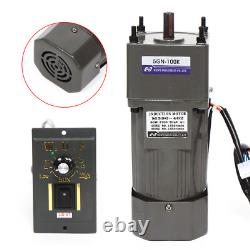 90W 220V AC Gear Motor Electric Motor Variable Reducer Speed Controller 1100