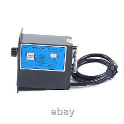 90W 220V AC Gear Motor Electric Variable Speed Reducer Controller 270 RPM Torque