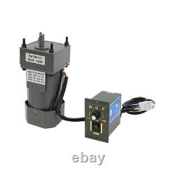 90W 220V AC Gear Motor Electric Variable Speed Reducer Controller 270RPM Torque
