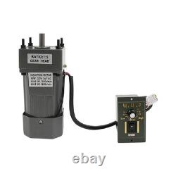 90W 220V AC Gear Motor Electric Variable Speed Reducer Controller 270RPM Torque
