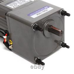 90W 220V AC Gear Motor Electric Variable Speed Reducer Controller 270RPM Torque