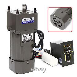 90W Electric AC Geared Motor 0-27RPM 150 with Variable Speed Controller 220V