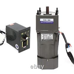 90W Gear Motor AC 220V Electric Motor Variable Reducer Speed Controller 1100