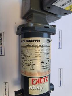 A. O. Smith Variable Speed DC Motor 22202200 + Boston Gear Box FWC713150KB4G