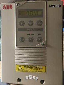 ABB ACS300 Series Upto 3KWith5HP/7.5A MOTOR VARIABLE SPEED CONTROLLER INVERTER VSD