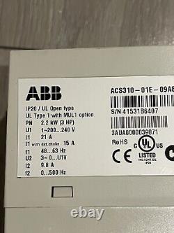 ABB ACS310-01E-09A8-2 Inverter Motor Variable Speed Drive VSD