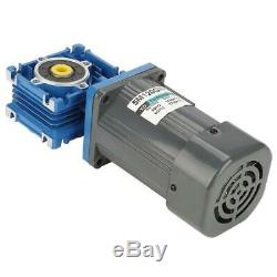 AC 220V 120W Worm Gear Motor Variable Speed Robot Gearmotor Low Speed Governor