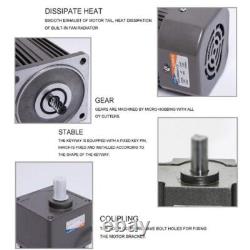 AC 5-470 RPM Reversible Variable Speed Controller Electric 400W 220V Motor Gear