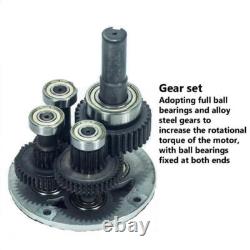 AC 5-470 RPM Reversible Variable Speed Controller Electric 400W 220V Motor Gear