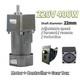 Ac 7-470 Rpm Reversible Variable Speed Controller Electric 400w Motor Gear 220v