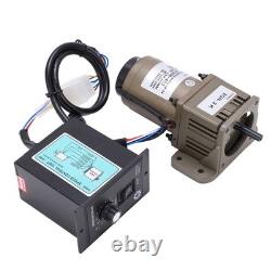 AC Gear Motor 6W 220V Variable Speed with Controller Mount
