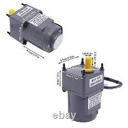 AC Gear Motor Electric Motor Variable Speed Controller Reduction Ratio 160 220V