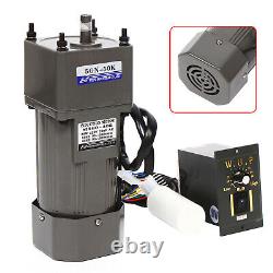 AC Gear Motor Reducer Electric Variable Speed Controller 150 0-27RPM 90W 220V