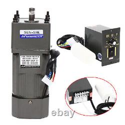 AC Gear Motor Reducer Electric Variable Speed Controller 150 0-27RPM 90W 220V