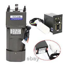 AC Gear Motor Reducer Electric Variable Speed Controller 150 0-27RPM 90W 220V