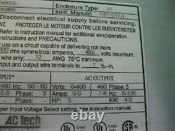 AC Tech Q24005E Variable Speed AC 5 HP Motor Drive B20 (2702)