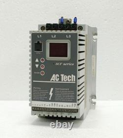 AC Tech SF520 2HP 1.5kW 480/590V 3PH Variable Speed AC Motor Drive VFD Inverter