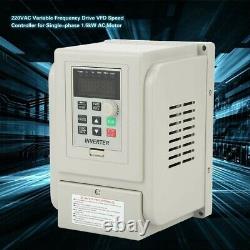 AC220V 1.5KW Variable Frequency Drive Speed Controller For Single Phase-Motor