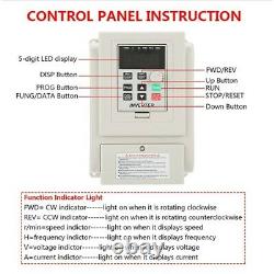 AC220V 1.5KW Variable Frequency Drive Speed Controller For Single Phase-Motor