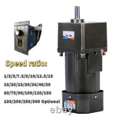AC220V/110V Motor Adapter Electric Motor Variable Speed Controller Gear Box 300W