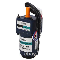 AC220V 1400RPM Geared Motor WithController Single Phase Gear Variable Speed Motor