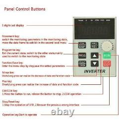AC220V 2.2kW Variable Frequency Drive Speed Controller Motor VFD PWM AT1-2200X
