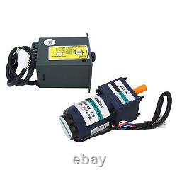 AC220V Geared Motor WithController Single Phase Speed Reduction Gear Variable Spe