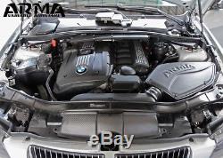 ARMA Carbon-Matt Airbox Air-Intake-Kit BMW 3-er E90 325i N52-Motor