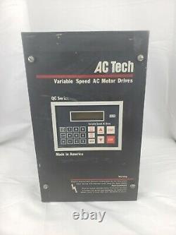 Ac Tech Q24002c 2 HP 480 V 3 Phase Variable Speed Ac Motor Drive