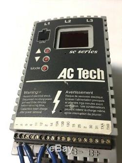 Ac Tech Variable Speed Ac Motor Drive Model Sf410