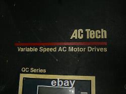 Ac Tech Variable Speed Ac Motor Drive Qc Series Q24005c 400/480v 10.4/8.8a 3ph