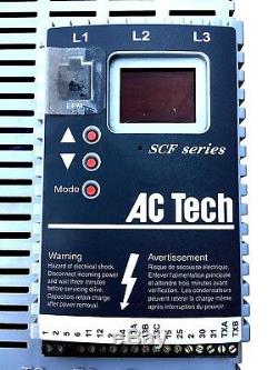 Ac tech sf4200 Variable Speed AC Motor Drive 3 Phase 20HP (15KW) 480V
