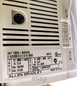 Allen Bradley 1305-BA04A Ser C Variable Speed Drive 380-460V 4A Motor 1.5KW 2HP