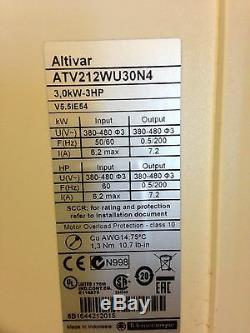 Altivar Atv212wu30n4 6.2a 3kw Amp Variable Speed Drive Vsd Inverter Motor Speed