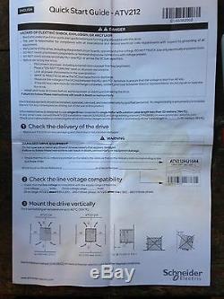 Altivar Atv212wu30n4 6.2a 3kw Amp Variable Speed Drive Vsd Inverter Motor Speed