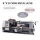 Automatic Mini Metal Lathe Variable-speed Milling Dc Motor 750w 8x16