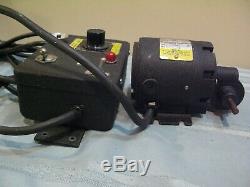 Baldor Boehm Industrial Motor Gp-1001 & Variable Speed Control Panel #bc-110