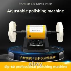 Bench Lathe Polish Machine Variable Speed Buffing Motor Jewelry Polisher 200W