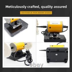 Bench Lathe Polish Machine Variable Speed Buffing Motor Jewelry Polisher 200W