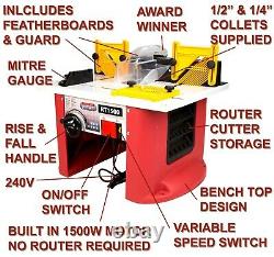 Bench Top Router Table with Built In Variable Speed Motor 240v COLLECTION ONLY