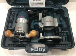 Bosch 1617EVS 2-1/4 HP Variable Speed Router Motor & RA1166 Plunge Base With Case