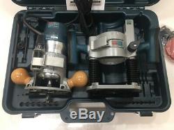 Bosch 1617EVS 2-1/4 HP Variable Speed Router Motor & RA1166 Plunge Base With Case