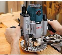 Bosch Plunge Router LED Light Handle Corded Variable Speed Soft Grip Motor