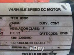 Boston Gear PM975BTF-I-SPL Variable Speed DC Electric Motor 3/4 HP 90v 1725 RPM